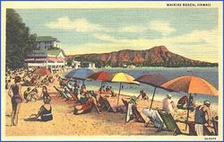 30s_postcard_waikiki_beach_honolulu