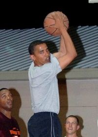 POTUS basketballing