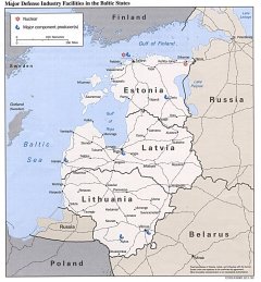 Baltic States map