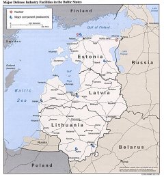 Baltic States map