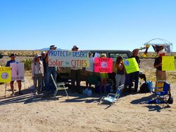 Solar done right protest-crowd