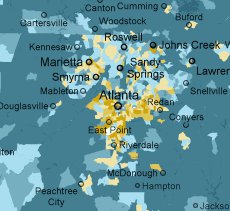 Atlanta census data
