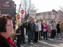 Wind concerns ontario protest group