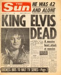 Elvis death sun cover