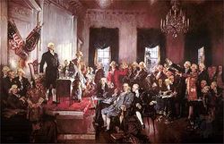 Signing of the us constitution