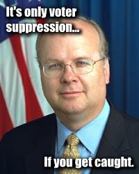 Vote suppression karl rove