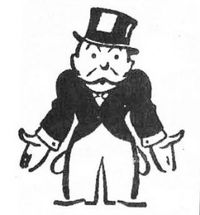 Monopoly man-broke