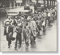 Great depression protestors