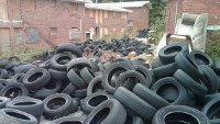 Atlanta illegal tire dump
