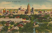 San antonio skyline 1943