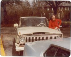 Dana and his Jeep in 1976