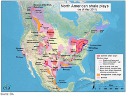 2. North American Shale plays
