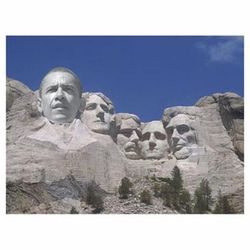 Obama on mt rushmore