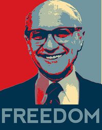 Milton friedman poster