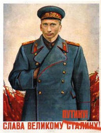 Putin as stalin