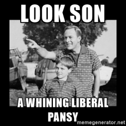 Whining liberal meme