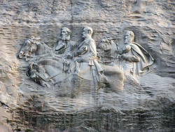 Stone mountain memorial closeup_001