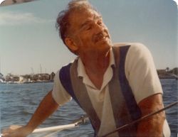 Fred Blankenhorn sailing summer 1979