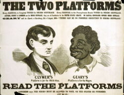 Racist election poster