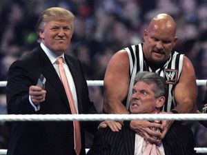 Trump at wwe