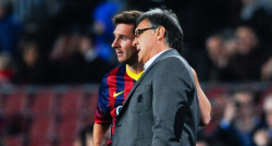 Tata martino with messi