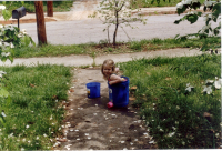 Robin's swimming pool may 1991