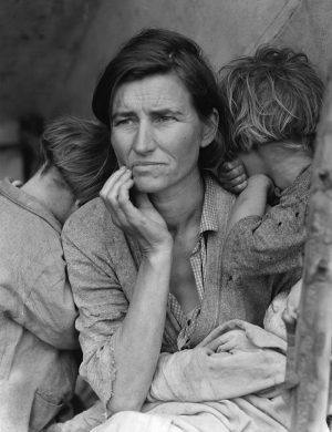 Great depression dorothy lange migrant mother