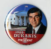 Dukakis button