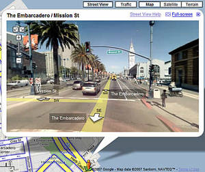 A_google_maps_street_views