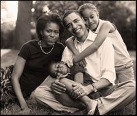 Barack obama family 2006