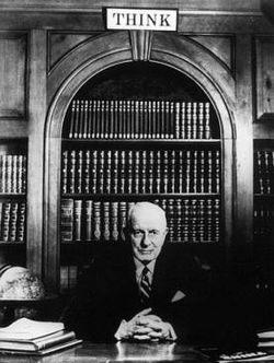 Thomas watson sr under think sign