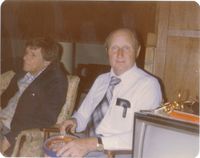 Edwin Dennis and Bennie Steinhauser Xmas 1978