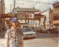 Dana at chicago chinatown 1978