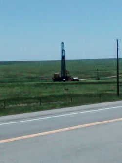 Oil well near hugo