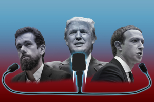 Dorsey trump and zuck