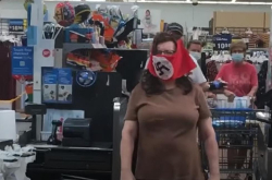 Nazi face mask