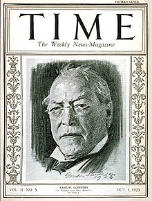 Samuel Gompers in 1923