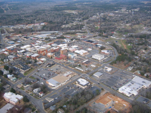 Americus from the air