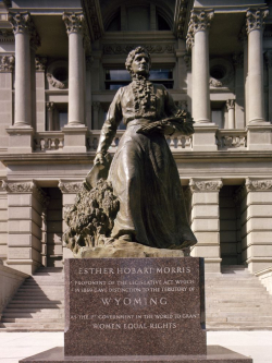 Wyoming voting rights statue