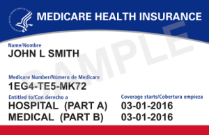 Medicare card sample