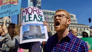 Yimby protest