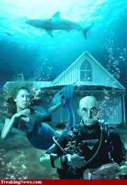 Americangothichouseunderwater